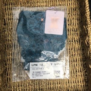 Savage x Fenty lingerie By Rihanna lace thong forest green large